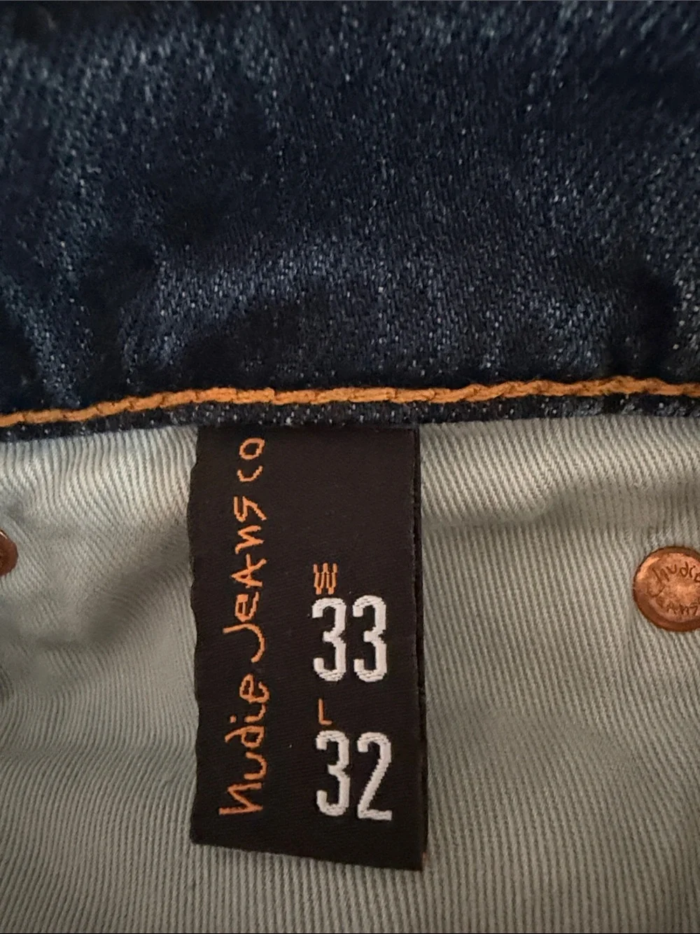 Men's Nudie Jeans Straight Leg Indigo Denim 32/32